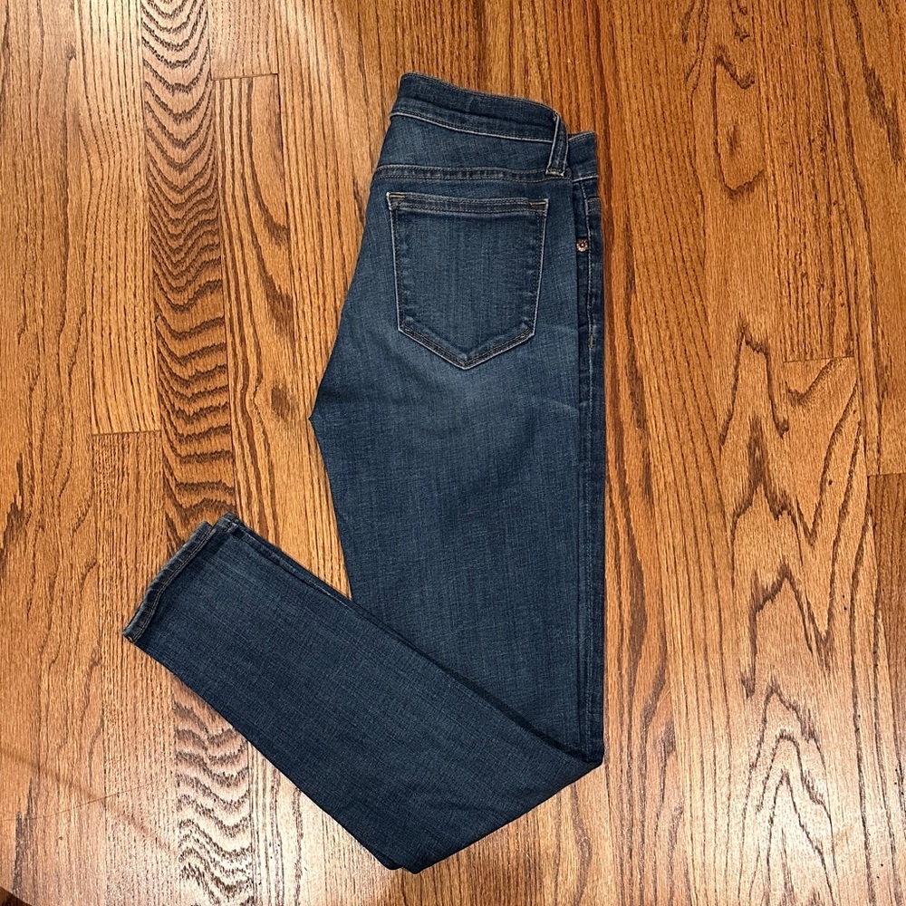 JCrew Toothpick Dark Denim Jeans